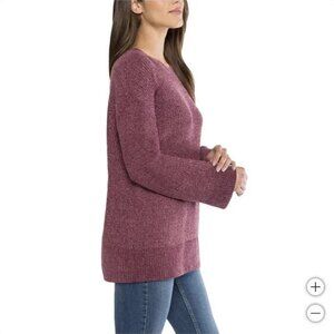 Matty M Womens Plus Size XXL Long Sleeves Relaxed Fit Soft Chenille Sweater NWT